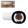 Drain Hose Connector Diamater 19mm/0.75Inch Drain Hose Connector Replacement with Rubber Rings Easy To Install