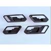 Carbon Fiber Look Inner Door Handle Bowl Cover Trim For 23-25 Chevrolet Colorado