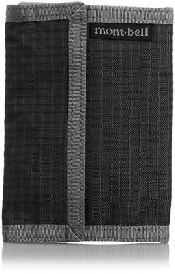 Montbell Unisex Adult Nylon Wallet 1123766 Lightweight Black (Black)