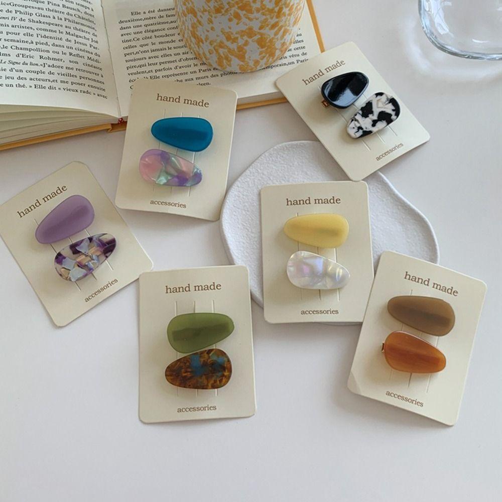 Barrettes For Women Hair Accessories Korean Style Hairpins Hair Barrettes Drop-shaped Hair Clips