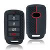 Silicone Car Remote Key Case Cover Shell Fob For KIA K7 K-04 Series Cadenza K9 Sorento K900 Protector Keyless Bag Accessories