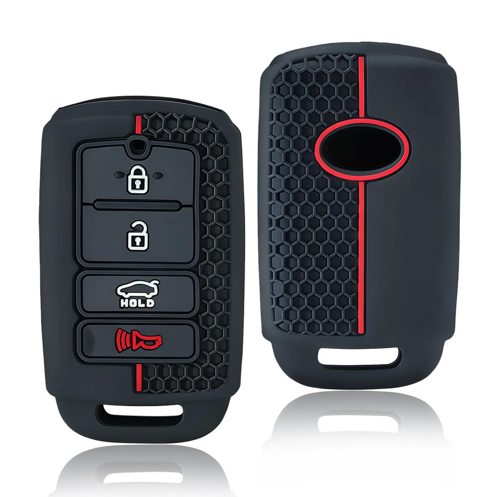 Silicone Car Remote Key Case Cover Shell Fob For KIA K7 K-04 Series Cadenza K9 Sorento K900 Protector Keyless Bag Accessories