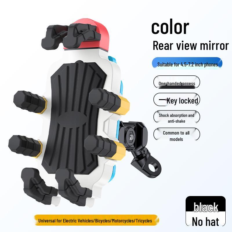 Stoßdämpfende Handyhalterung für Elektrofahrzeuge, Motorräder und Fahrräder für Mitnahmen