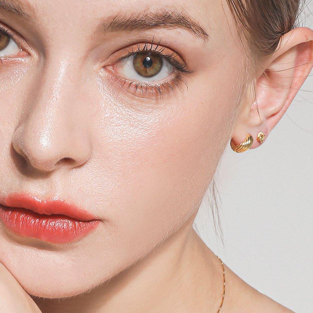 J.Lauren Triple Mellow Silver Piercing P0394