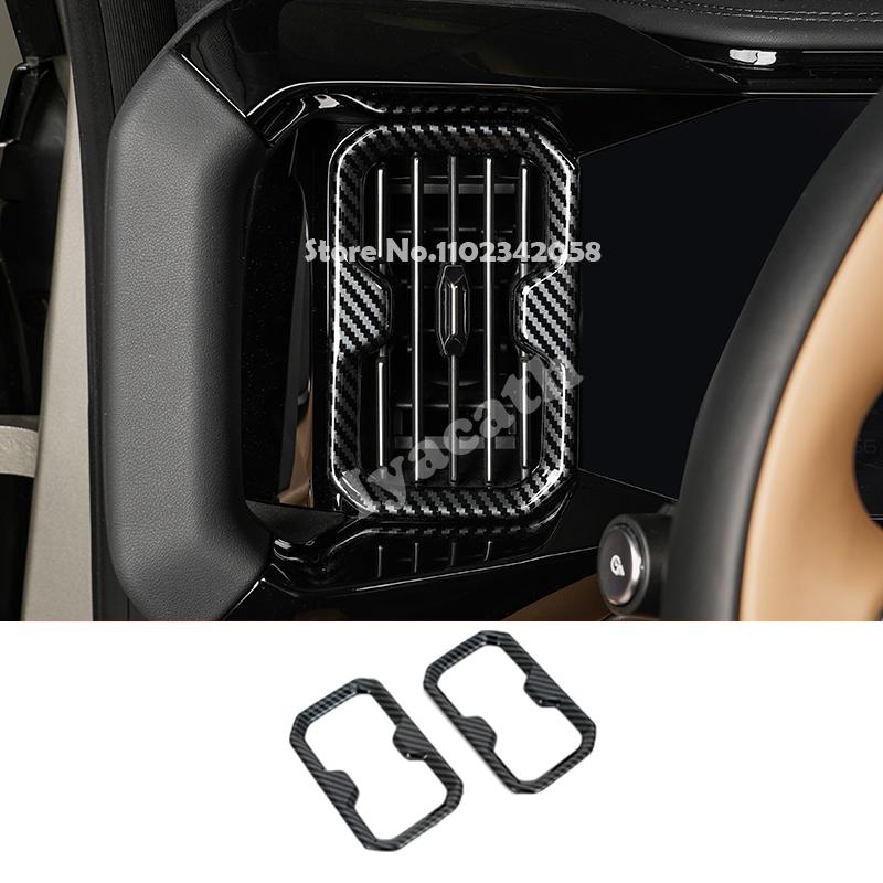 For BYD Leopard 8 FangChengBao 8 2024 2025 ABS Carbonfiber Central Control Window Lift Switch Cover Gear Steering Wheel Panel