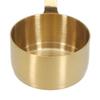 1pc Stainless Steel Milk Pot Mini Sauce Pan Non-Stick Small Saucepan 60/80/100ML