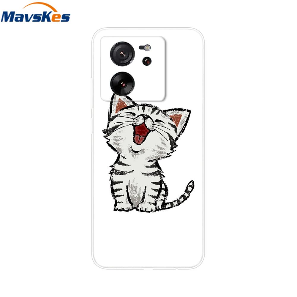 Clear Silicone Case For Xiaomi 13T Pro Back Cover For Xiaomi 13T Case Soft TPU Bumper Protective Phone Cases Mi13T Fundas Coque