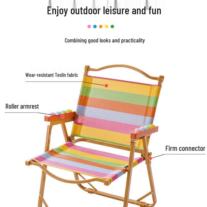 Outdoor Folding Dopamine Color Teslin Kermit Chair