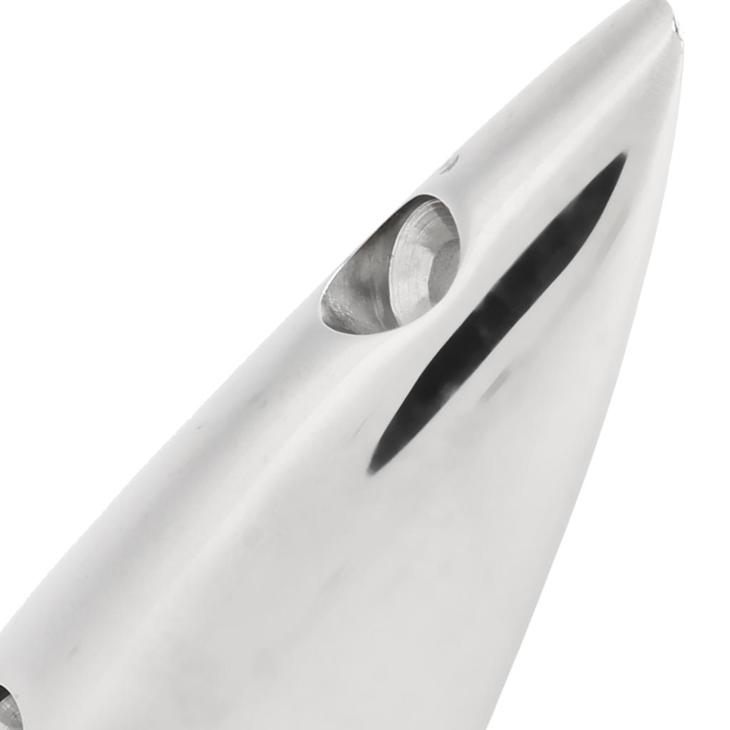 Marine Boat Handrail Fitting Rail End Stainless Steel Boat Yacht Railing Rails Pipe Base
