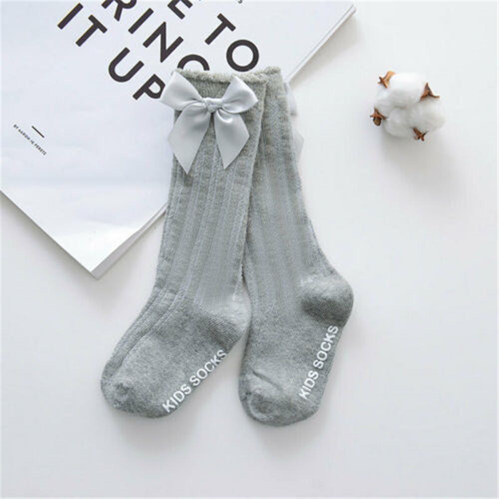Cute Soft Cotton Baby Girls Socks Newborn Big Bow Baby Socks Infant Baby Girl Socks Anti Slip Floor Socks