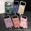 Wrist with Alligator Pattern, New Card Mobile Phone Case, Suitable for iPhone17Promax Card Bag, Advanced Apple Case
