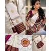 Elegant Party Wear Soft Lichi Silk Saree