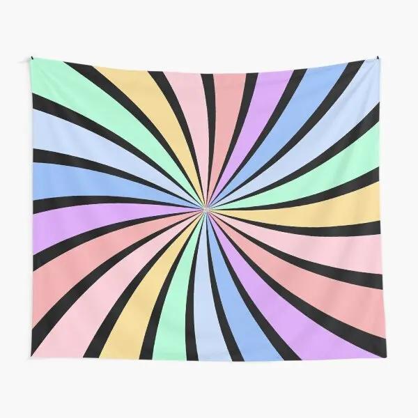 Spiral Stripes Tapestry Stripes Swirl Print Tapestries for Kids Boys Teens Men Psychedelic Spiral Tapestry Bedroom Home Decor