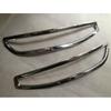 Car Detector ABS Chrome Cover Trim Back Tail Rear Fog Light Lamp Frame Stick 2PCs For Chery Tiggo 5 Tiggo5 2014 2015 2016 2017