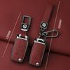 For VOLKSWAGEN VW Metal Leather Car Key Case Cover Holder Shell Fob For VW Volkswagen Polo Tiguan Passat Golf Jetta Lavida Keych