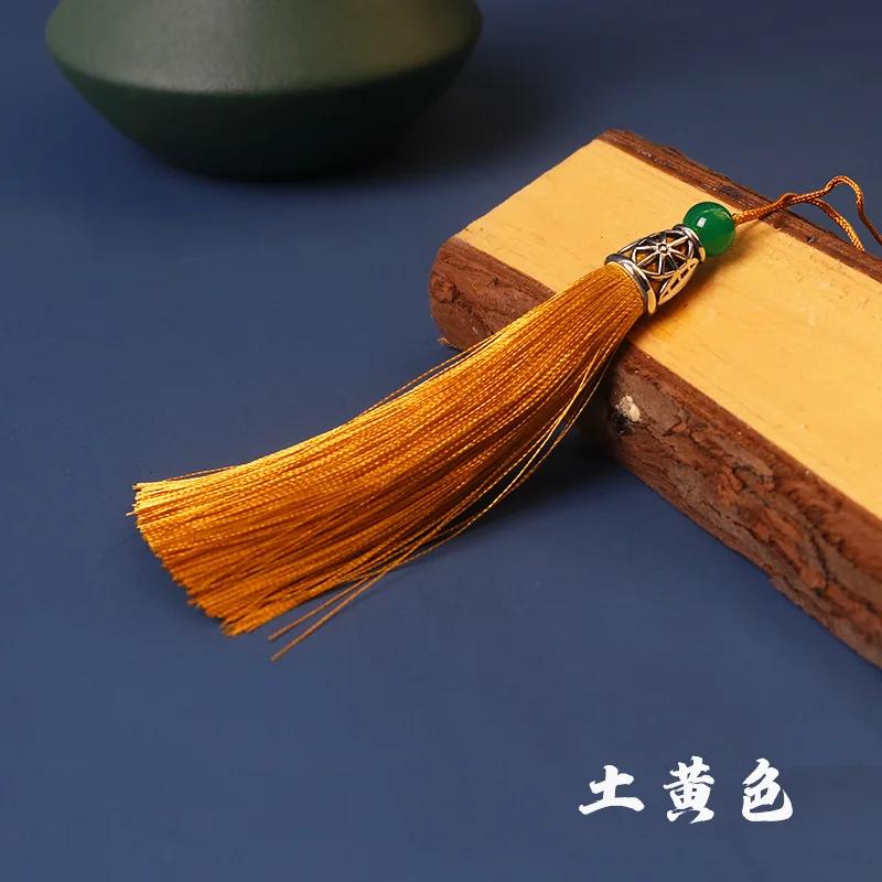 5pcs/Pack 10cm Multicolor Cotton Silk Tassel Cords Brush for Earrings Charm Pendant Tassel Fringe DIY Jewelry Making