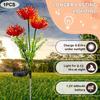 Solar Powered Spider Lily Flower Stake Lights Waterproof Outdoor Garden Decor Lamp for Yard Patio Camping Wedding Decoration