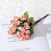 Realistic Buds Rose Silk Floral Arrangement For Outdoor Events Home Photography Decoration