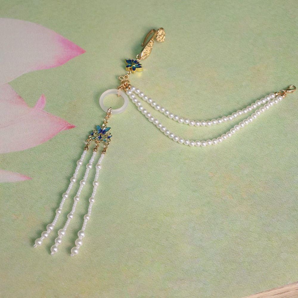 Long Hanging Tassel Chinese Style Brooch Fashion Jewelry Cheongsam Accessories  Outdoor