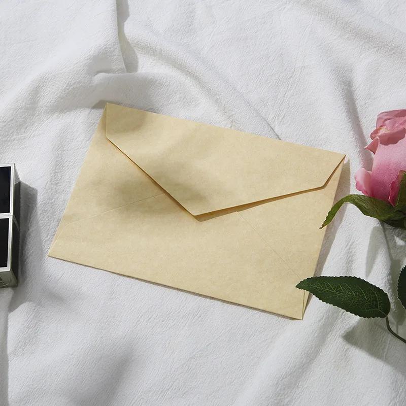 5pcs Macaron Envelopes High Grade Thick Paper Cash Envelopes Kawaii Wedding Party Invitations Cards Postcards Cover for Letters