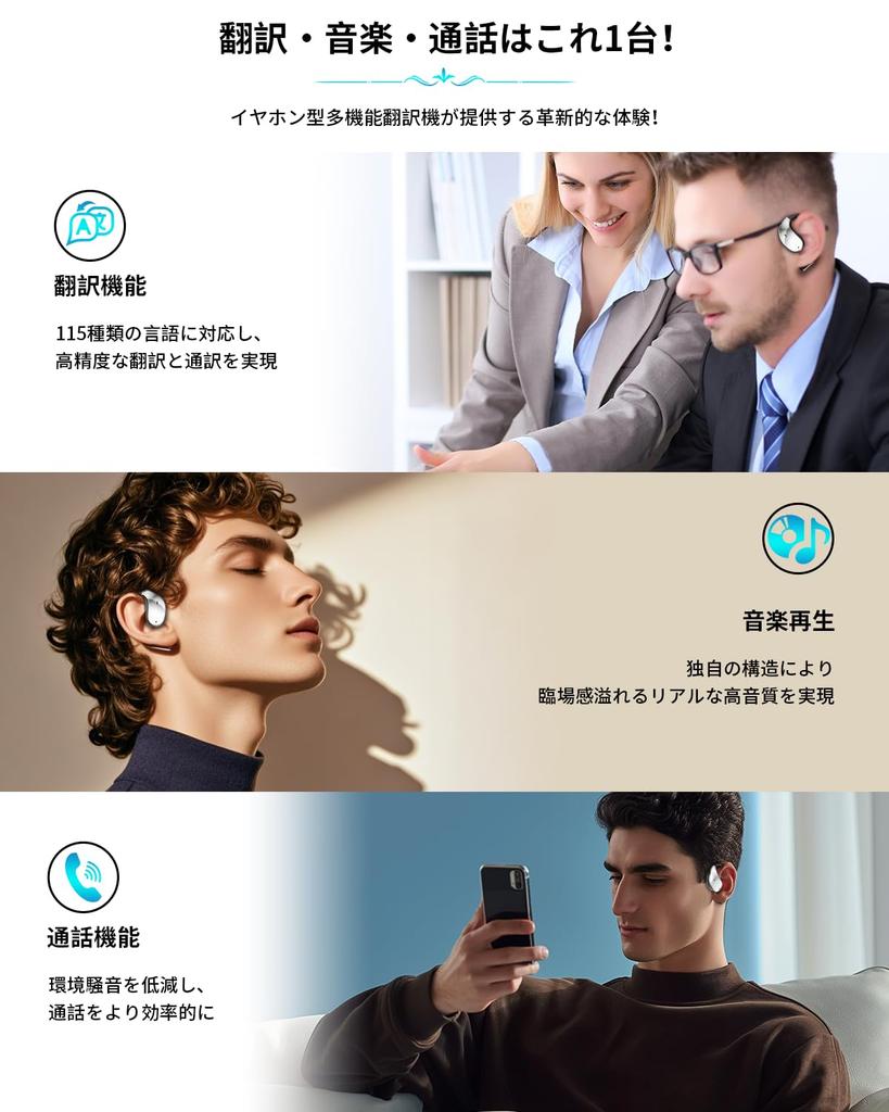 New for Wireless Simultaneous Supports 115 Voice Sound 8 Hours of Continuous Bluetooth Automatic Fast Perfect for Overseas Business Web and Compatible
