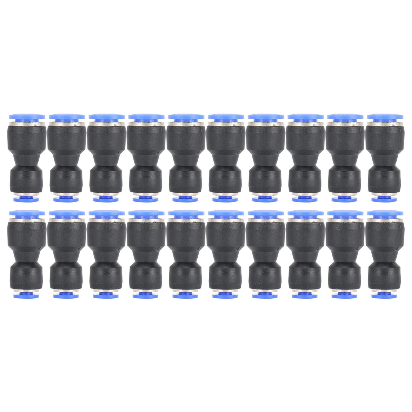 

50 Pcs PushtoConnect Fittings PG84 Quick Release Pneumatic Straight Push Connectors
