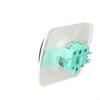 Single socket with grounding IP44 with shutters AGZ1bZE/11a Chord white