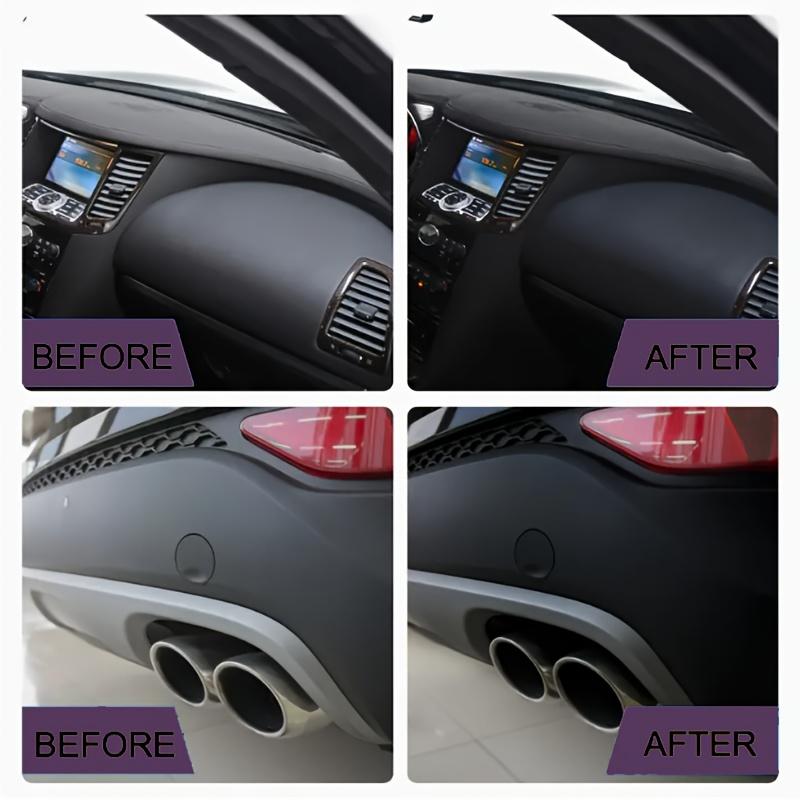 Automotive Interior Repair Kit - Gloss Enhancer and Scratch Repair for Vehicles, Household Plastics and Imitation Leather