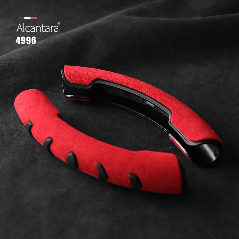 Universal Steering Wheel Handle Anti Slip Cover Alcantara Suede Steering Wheel Assist Anti Slip Protection Cover Auto Accessorie