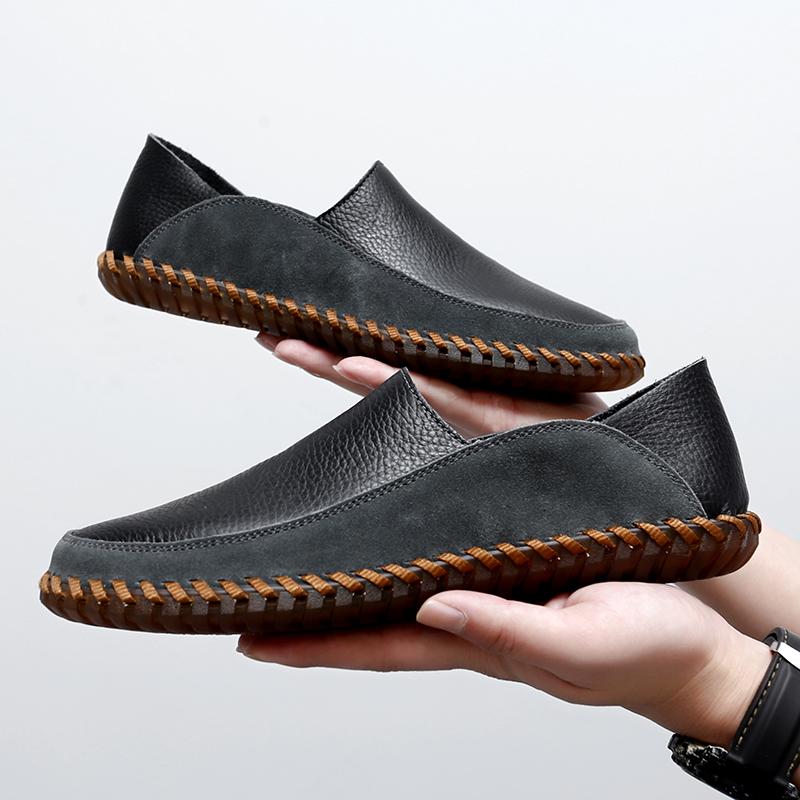 Новые повседневные кожаные туфли для мужчин — фото 4