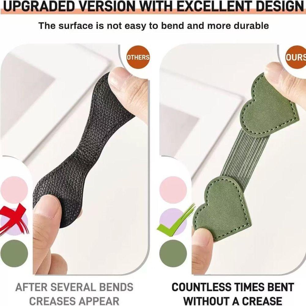 Portable Magnetic Leather Bookmarks Cute Design Book Page Clip  Notebooks Use