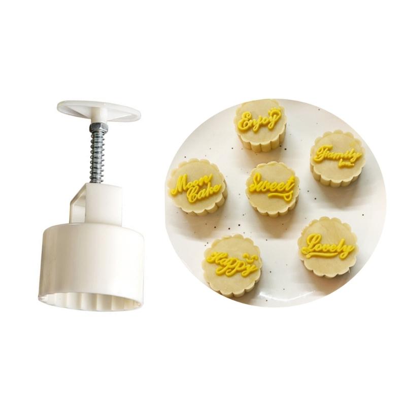 Plastová razítka na Mooncake DIY Formy na Mooncake Festival DIY Ruční lis na Mooncake Vykrajovátka na pečivo Dekorační pomůcky do kuchyně