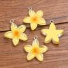 23X25mm DIY Resin Accessories Lotus Five-petal Flower Pendant