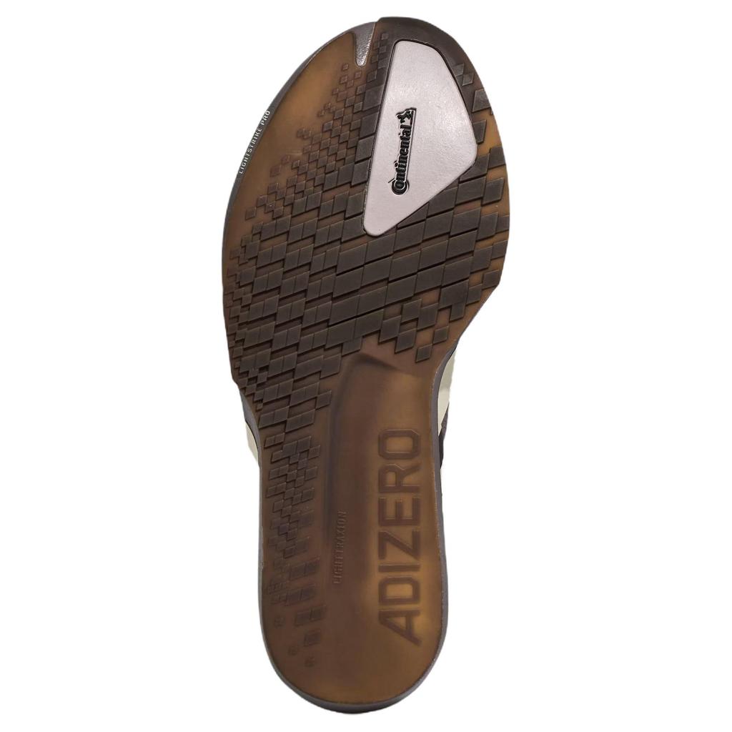 adidas Adizero Adios 9 Ajuste Confortável Velocidade Total Competição Corrida Tênis de Corrida Feminino Marrom Cinza LA3786