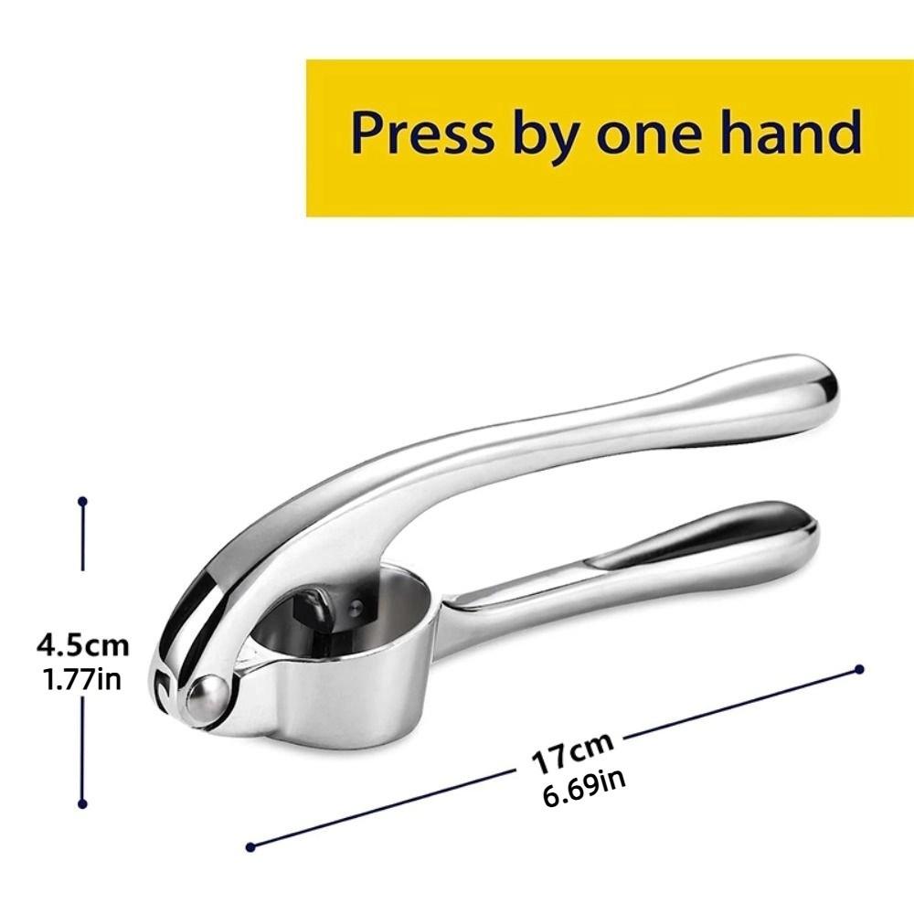 Ergonomic Handle Kitchen Garlic Press Manual Garlic Mincer Tool  Kitchen Accessories