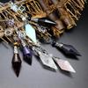 Of Faceted Pendulum Mystical Pendulum with Hexagram and Dreamcatcher Can Be Used As a Pendant or Charm To Ward Off Nightmares and Make Dreams Come