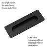 With Screws Cabinet Handle Zinc Alloy Slotted Recessed Handle 1 Pc Concealed Handle Convenient For Furniture Practical