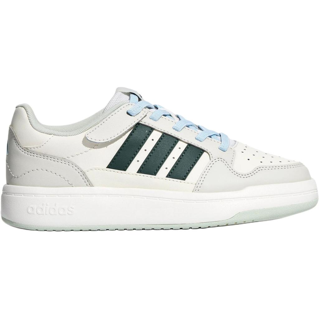 adidas Comfi Court Basketball Style Sports Non-Slip Low-Top Kids Sneakers Bright White Unisex Sneakers LA1989