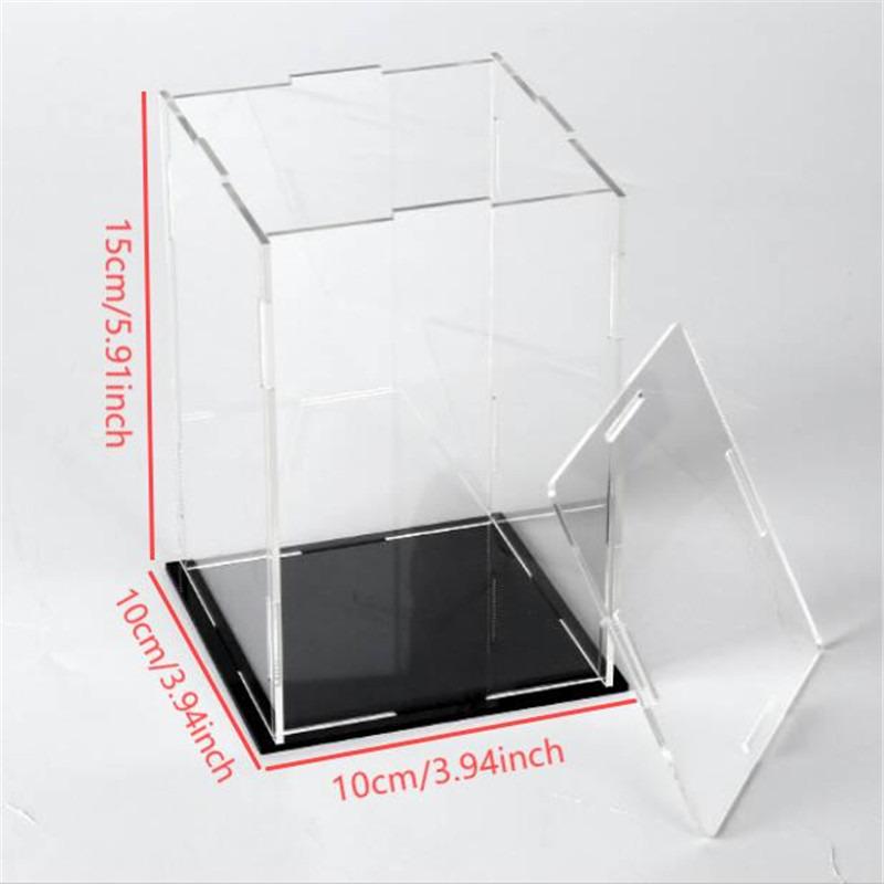 Przezroczysta Akrylowa Witryna Pyłoszczelna Kolekcje Montowana Witryna Samochodzik Mini Figurki Model Przechowywanie Organizer Pudełko Niespodzianka