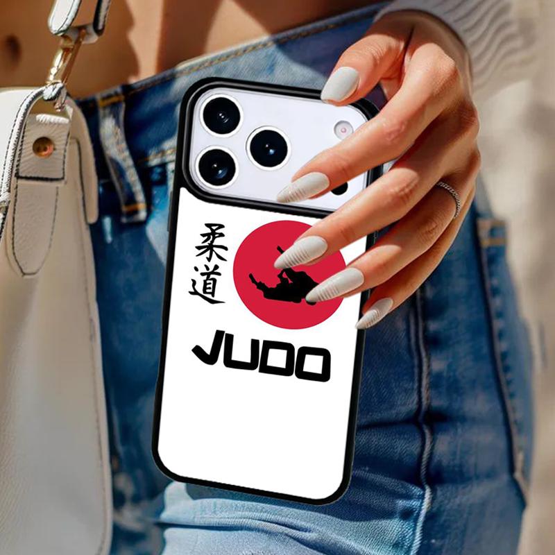 Japan Judo Martial Phone Case For iPhone 17 Air 14 15 13 12 Max Cover For Apple 14 15 16 16e 11 Pro Max Plus