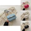 Stylish Chic Small Crossbody Bag Trendy Fashionable Chain Shoulder Purse In Black Pink White Blue