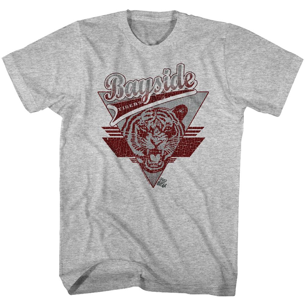 Saved By The Bell Bayside Tigers Triangle Banner Men T Shirt S