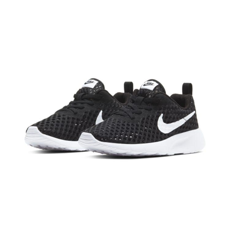 Nike Tanjun BR BPE Antiscivolo Ammortizzazione Traspirante Basse Scarpe Lifestyle per Bambini Nero Bianco CW3179-011