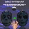 Maschera LED con Control tramite App Bluetooth Programmabile Trasformazione del Viso Luminosa Maschera LED di Halloween