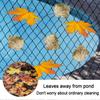 Black Orchard Bird Netting High Density Polyethylene Knotless Anti Fall Leaves Pond Net