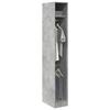 VidaXL Wardrobe Concrete Grey 30x50x200 Cm Engineered Wood 3307777