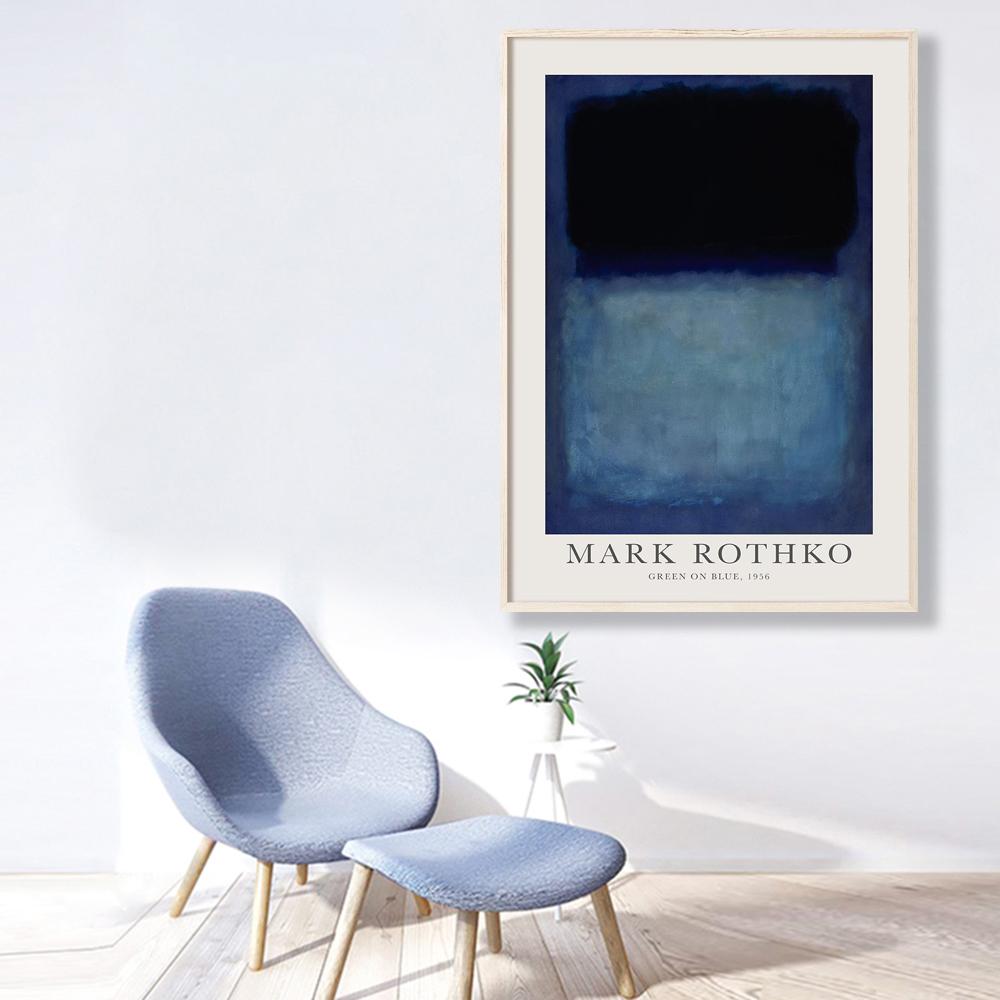 Pitture Astratte su Tela Stampa Mark Rothko Graffiti Minimalismo Poster e Stampe d'Arte Quadri Murali per Soggiorno Cuadros