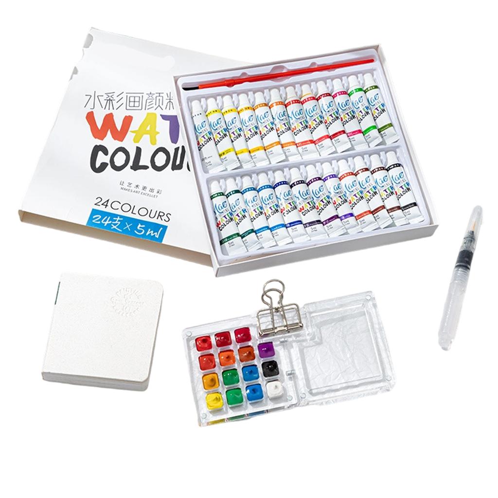 Portable Painting, Sketching, Travel Painting, Watercolor Paint Set 5ml