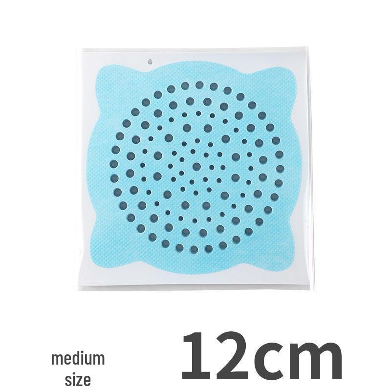 Disposable Hair Filter Net for Kitchen & Bathroom Drains - Non-Woven Fabric Floor Drain Covers