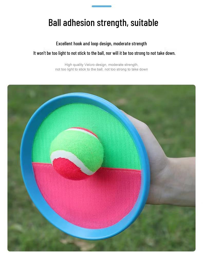 19cm Children's Suction Cup Paddle Ball Set - Parent-Child Toss and Catch Fun